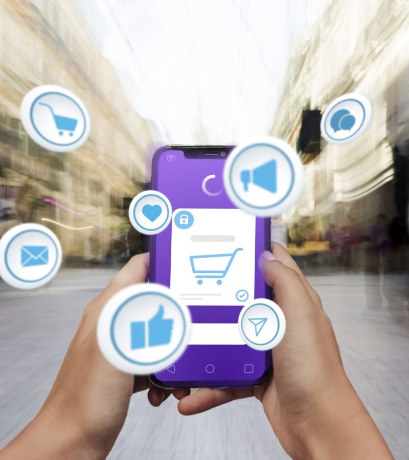 social-media-marketing-concept-marketing-with-applications